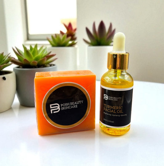 Turmeric Soap and Oil Combo