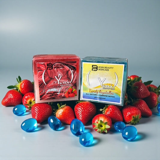 Kandy Krystallos and Succulent Strawberry Yoni Bar Set